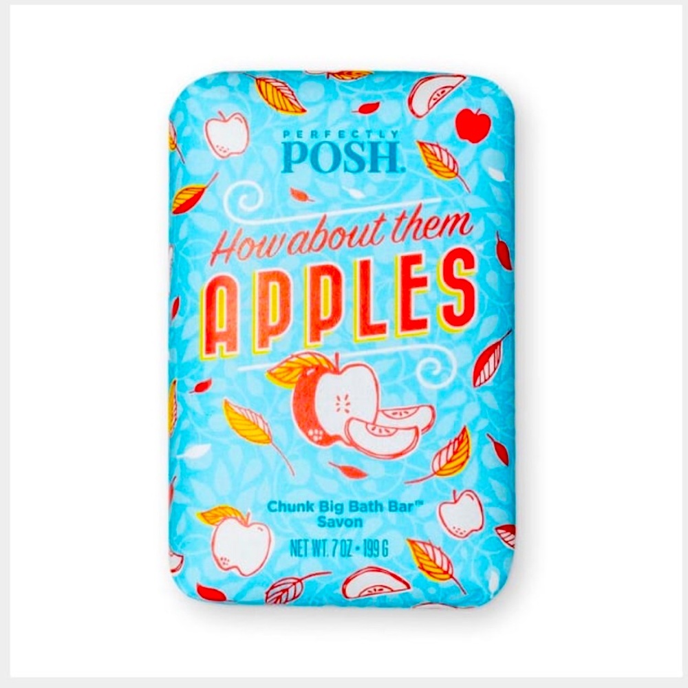 Perfectly posh how about them apples chunk bar